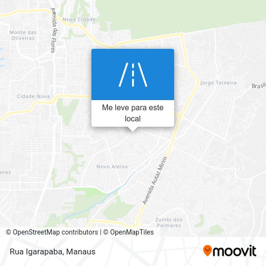 Rua Igarapaba mapa