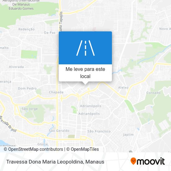 Travessa Dona Maria Leopoldina mapa