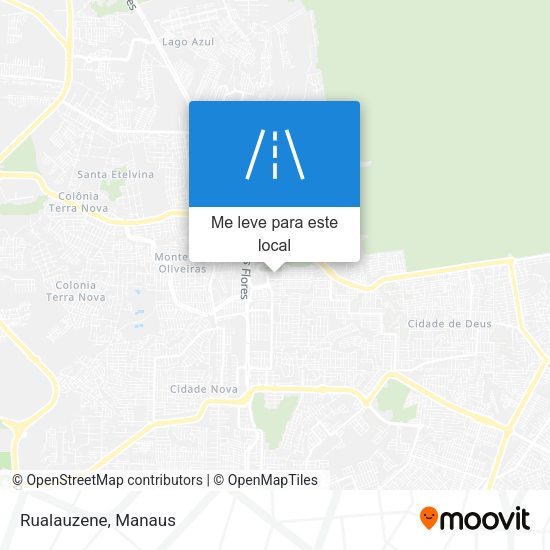 Rualauzene mapa