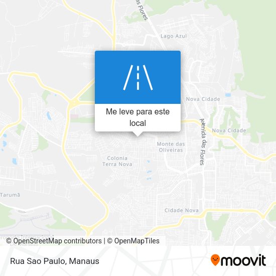 Rua Sao Paulo mapa