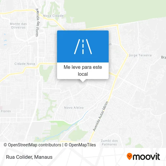 Rua Colider mapa