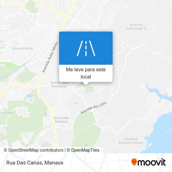 Rua Das Canas mapa
