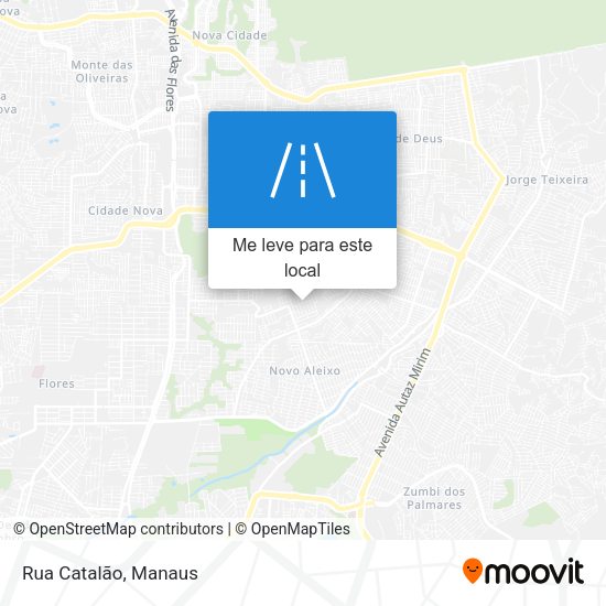 Rua Catalão mapa