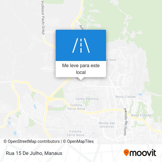 Rua 15 De Julho mapa