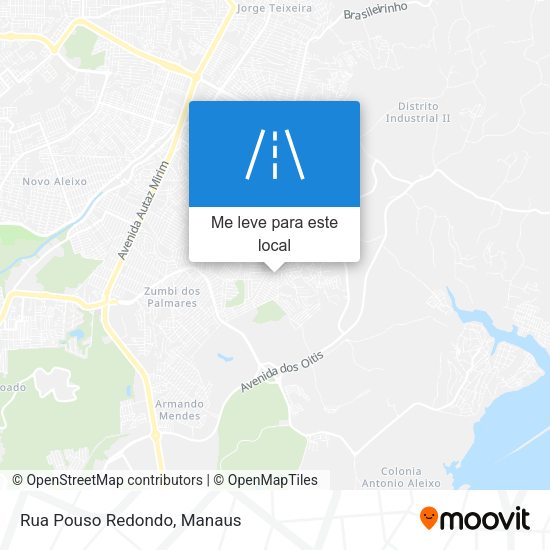 Rua Pouso Redondo mapa