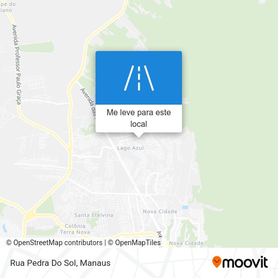 Rua Pedra Do Sol mapa