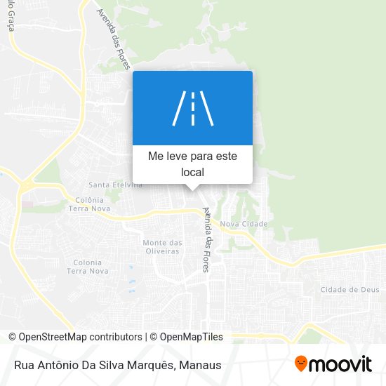 Rua Antônio Da Silva Marquês mapa
