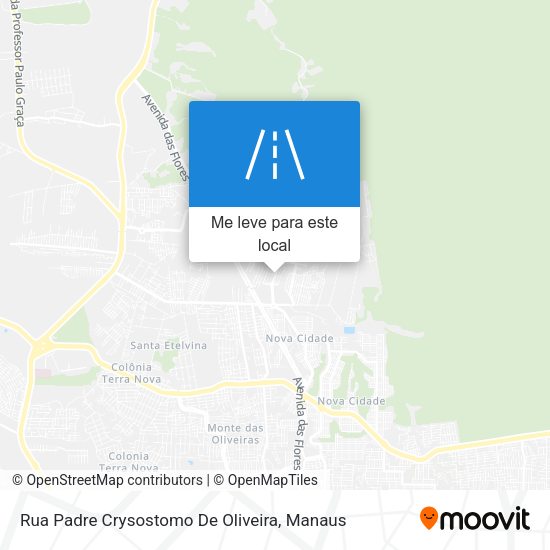 Rua Padre Crysostomo De Oliveira mapa