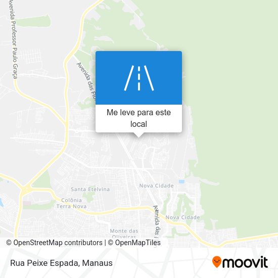 Rua Peixe Espada mapa