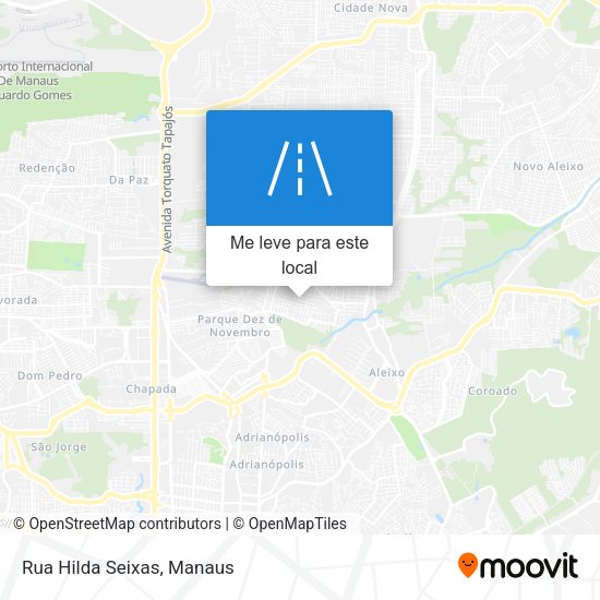 Rua Hilda Seixas mapa