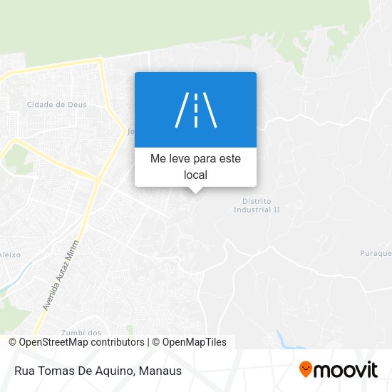 Rua Tomas De Aquino mapa