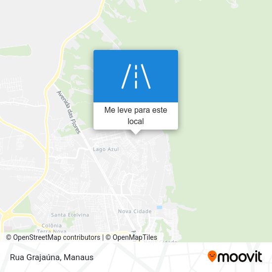 Rua Grajaúna mapa
