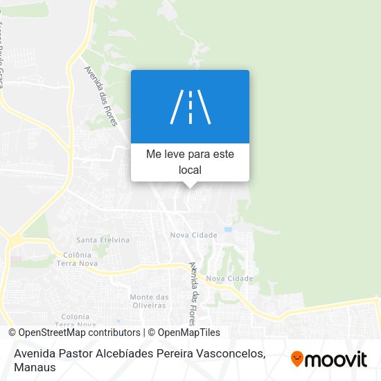 Avenida Pastor Alcebíades Pereira Vasconcelos mapa