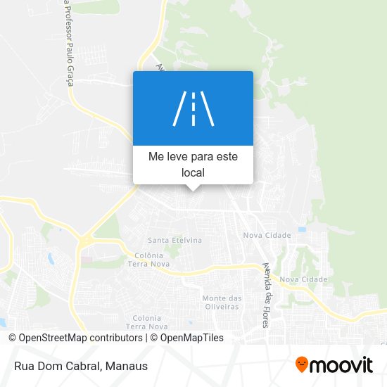 Rua Dom Cabral mapa