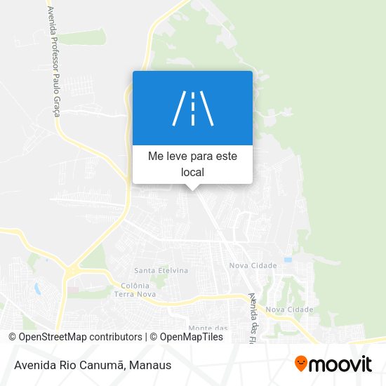 Avenida Rio Canumã mapa