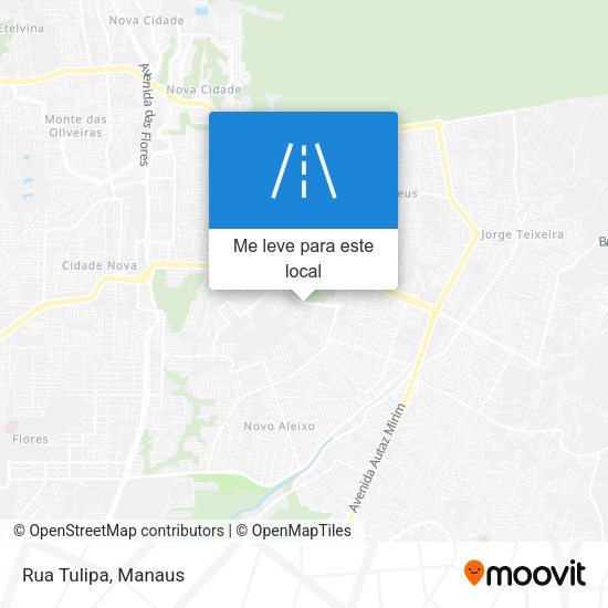 Rua Tulipa mapa
