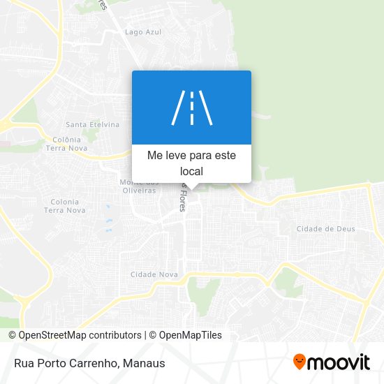 Rua Porto Carrenho mapa