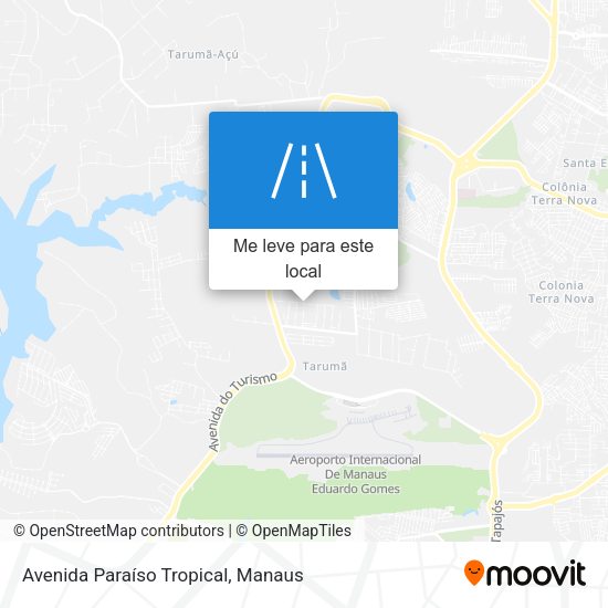 Avenida Paraíso Tropical mapa