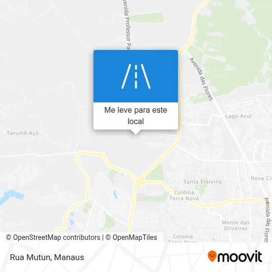 Rua Mutun mapa
