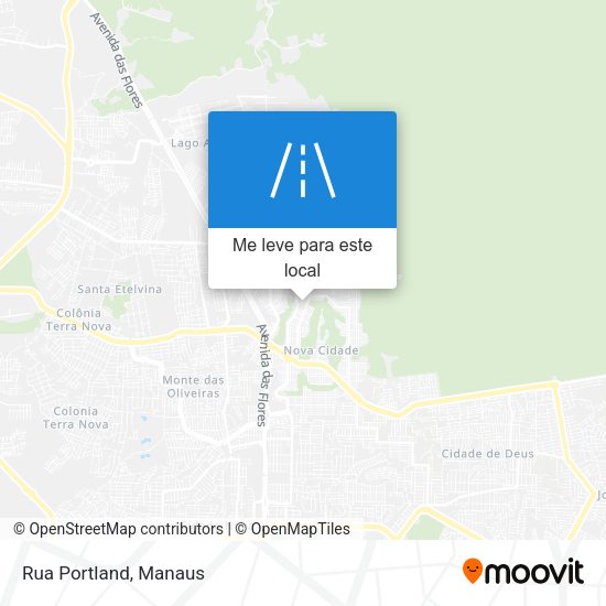 Rua Portland mapa