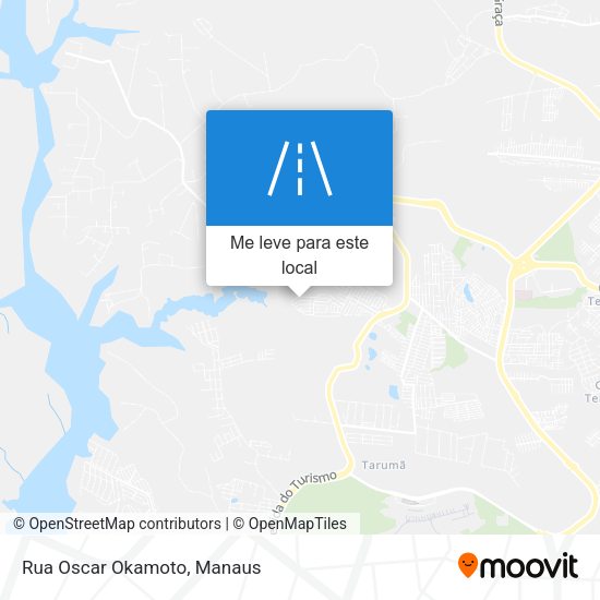 Rua Oscar Okamoto mapa