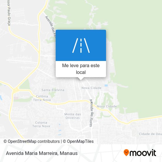 Avenida Maria Marreira mapa