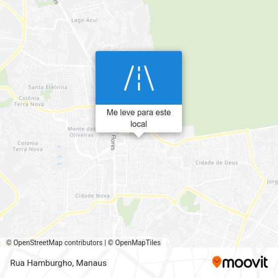 Rua Hamburgho mapa