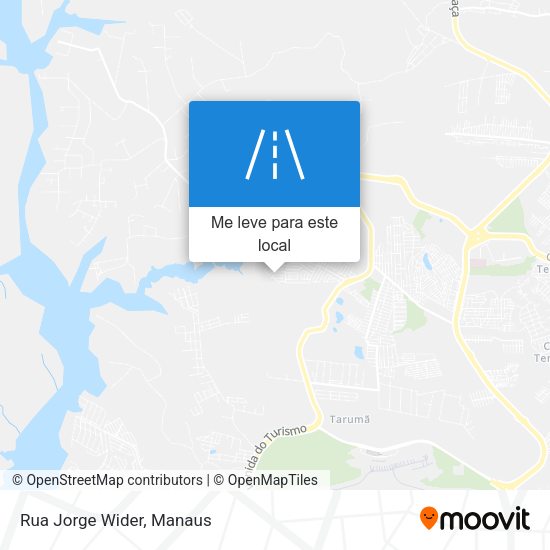 Rua Jorge Wider mapa
