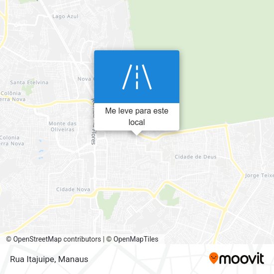 Rua Itajuipe mapa