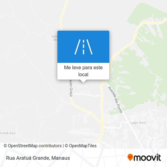 Rua Aratuá Grande mapa