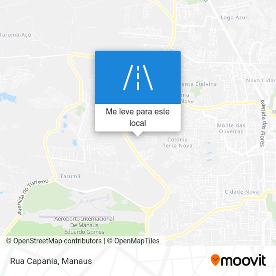 Rua Capania mapa