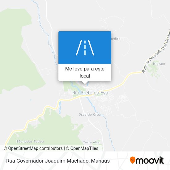 Rua Governador Joaquim Machado mapa