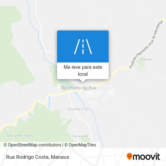 Rua Rodrigo Costa mapa