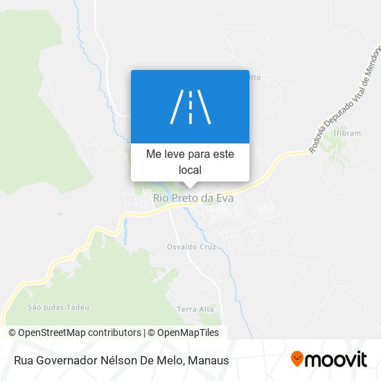 Rua Governador Nélson De Melo mapa