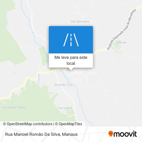 Rua Manoel Romão Da Silva mapa