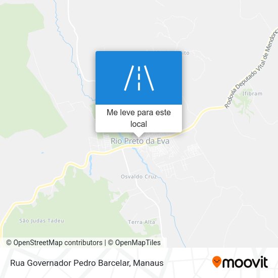 Rua Governador Pedro Barcelar mapa