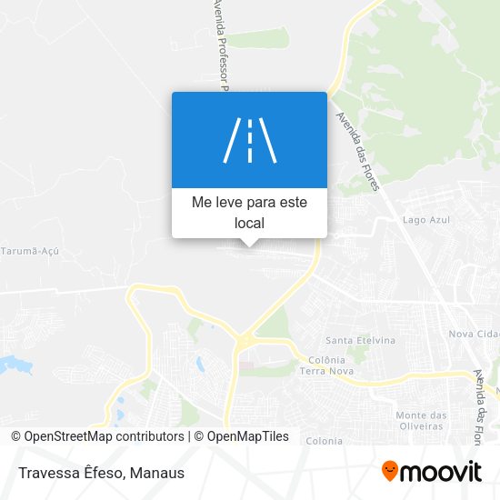 Travessa Êfeso mapa