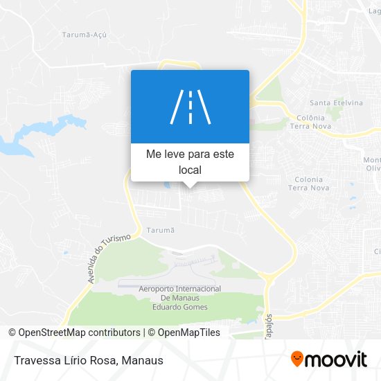 Travessa Lírio Rosa mapa