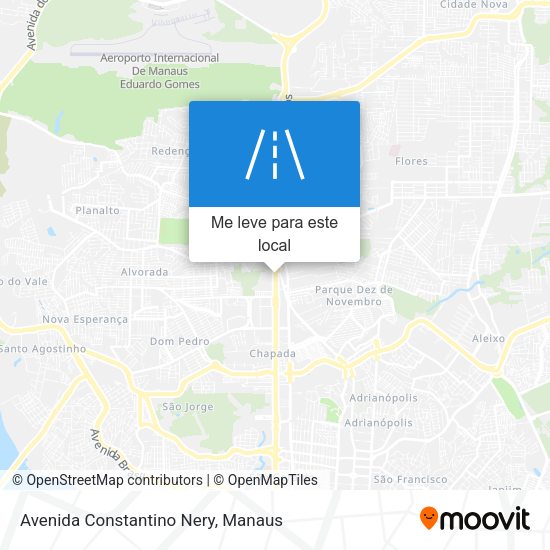 Avenida Constantino Nery mapa
