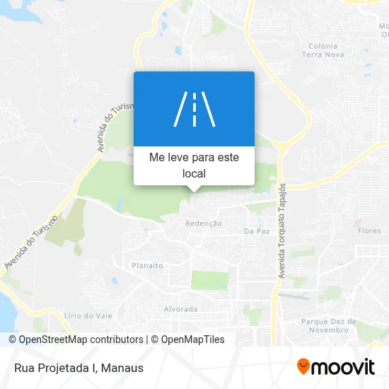 Rua Projetada I mapa