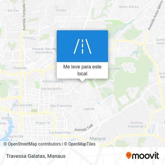 Travessa Galatas mapa