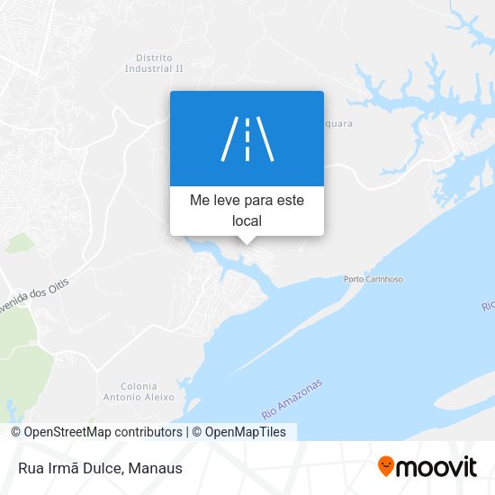 Rua Irmã Dulce mapa