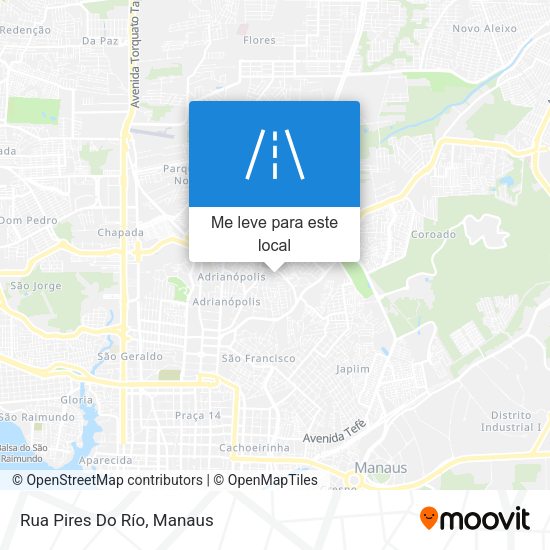 Rua Pires Do Río mapa