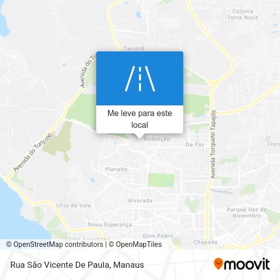 Rua São Vicente De Paula mapa