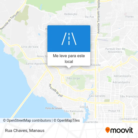 Rua Chaves mapa