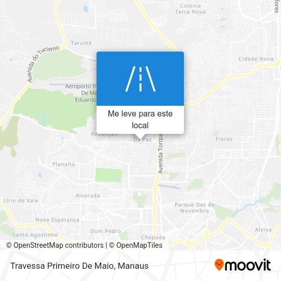 Travessa Primeiro De Maio mapa
