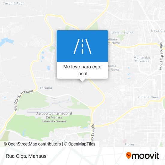 Rua Ciça mapa