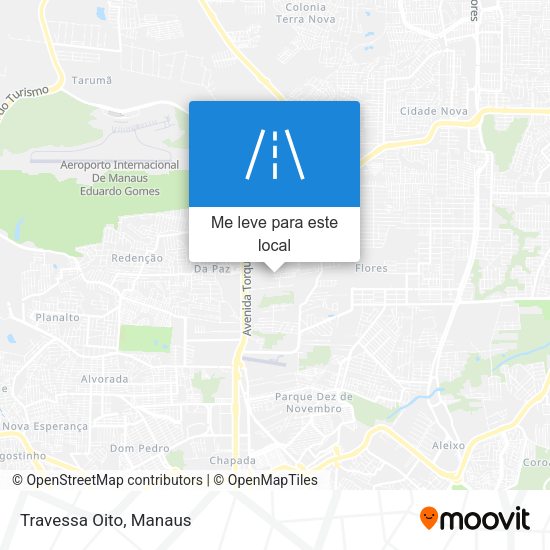 Travessa Oito mapa