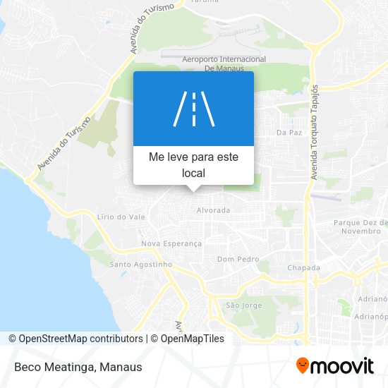 Beco Meatinga mapa