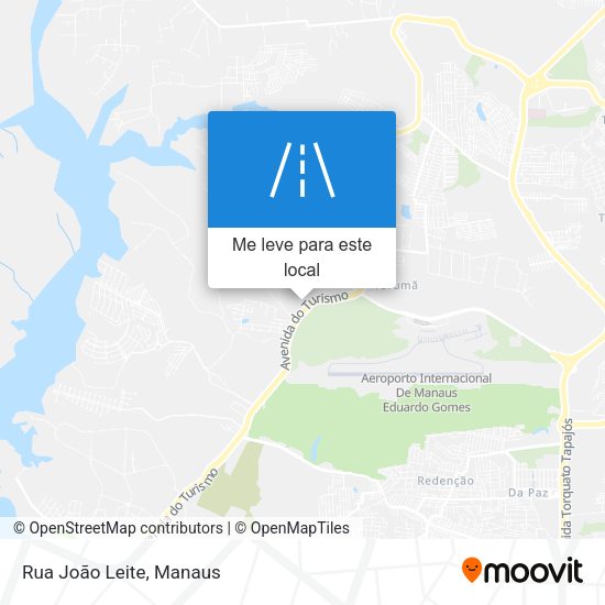 Rua João Leite mapa